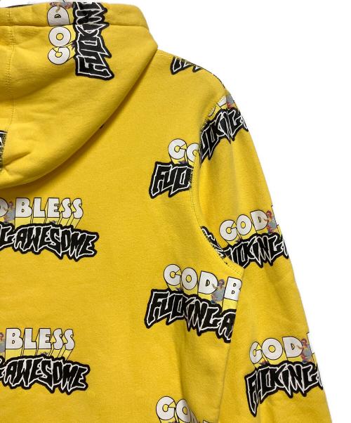 FUCKING AWESOME（ファッキンオーサム）FUCKING AWESOME (ファッキンオーサム) プルオーバーパーカー イエロー サイズ:SIZE Mの古着・服飾アイテム