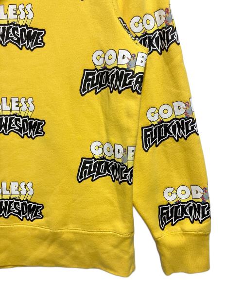 FUCKING AWESOME（ファッキンオーサム）FUCKING AWESOME (ファッキンオーサム) プルオーバーパーカー イエロー サイズ:SIZE Mの古着・服飾アイテム