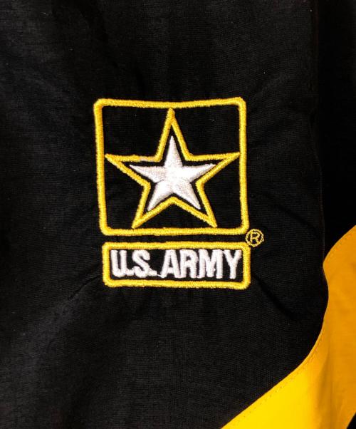 US ARMY（ユーエスアーミー）US ARMY (ユーエスアーミー) ナイロンジャケット ブラック×イエロー サイズ:ＳＩＺＥ　Ｍの古着・服飾アイテム