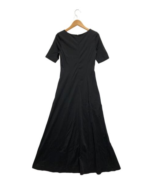 JENNE（ジェンヌ）JENNE (ジェンヌ) ボートネックカットソーワンピース ブラック サイズ:Sの古着・服飾アイテム