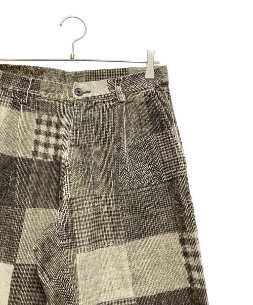 BEAMS+（ビームスプラス）BEAMS+ (ビームスプラス) コーデュロイパッチワークパンツ ブラウン サイズ:Mの古着・服飾アイテム