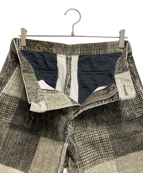 BEAMS+（ビームスプラス）BEAMS+ (ビームスプラス) コーデュロイパッチワークパンツ ブラウン サイズ:Mの古着・服飾アイテム