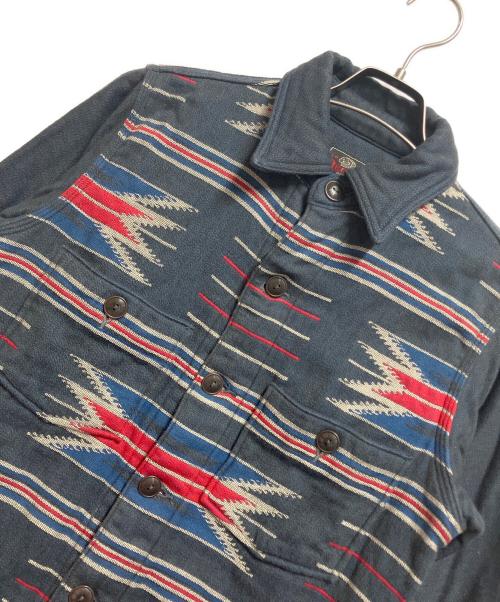 Deluxeware（デラックスウェア）Deluxeware (デラックスウェア) ヘビーネルシャツ グレー サイズ:Ｍの古着・服飾アイテム