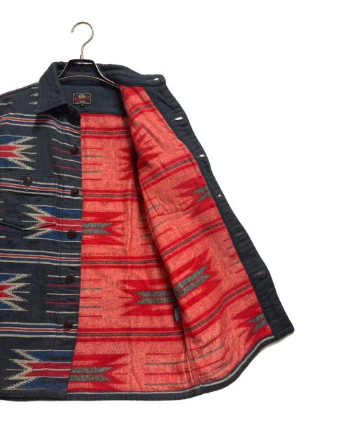 Deluxeware（デラックスウェア）Deluxeware (デラックスウェア) ヘビーネルシャツ グレー サイズ:Ｍの古着・服飾アイテム