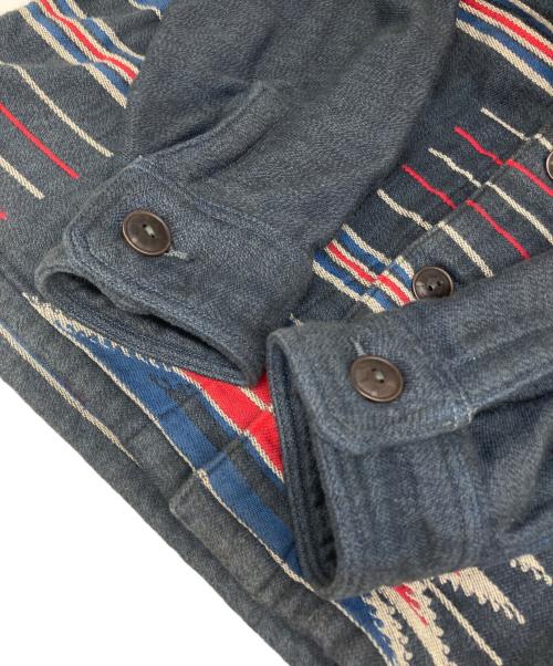 Deluxeware（デラックスウェア）Deluxeware (デラックスウェア) ヘビーネルシャツ グレー サイズ:Ｍの古着・服飾アイテム