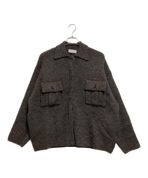 RIM.ARK（リムアーク）RIM.ARK (リムアーク) Knit blouson ブラウン サイズ:FREEの古着・服飾アイテム