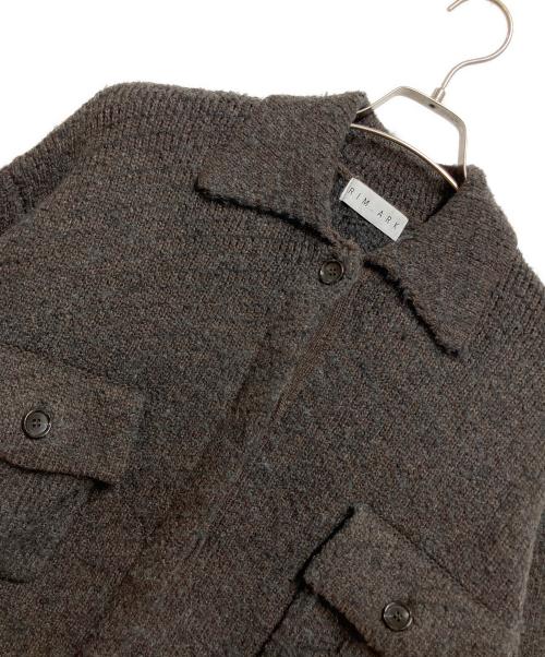RIM.ARK（リムアーク）RIM.ARK (リムアーク) Knit blouson ブラウン サイズ:FREEの古着・服飾アイテム