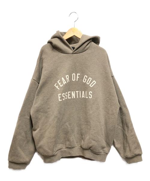 FOG ESSENTIALS（フィアオブゴッド エッセンシャル）FOG ESSENTIALS (フィアオブゴッド エッセンシャル) フリース フーディー グレージュ サイズ:ＳＩＺＥ　ＸＳ　の古着・服飾アイテム