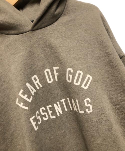 FOG ESSENTIALS（フィアオブゴッド エッセンシャル）FOG ESSENTIALS (フィアオブゴッド エッセンシャル) フリース フーディー グレージュ サイズ:ＳＩＺＥ　ＸＳ　の古着・服飾アイテム
