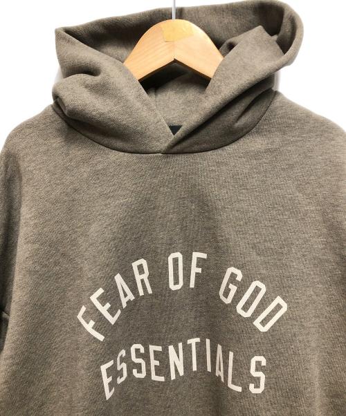 FOG ESSENTIALS（フィアオブゴッド エッセンシャル）FOG ESSENTIALS (フィアオブゴッド エッセンシャル) フリース フーディー グレージュ サイズ:ＳＩＺＥ　ＸＳ　の古着・服飾アイテム