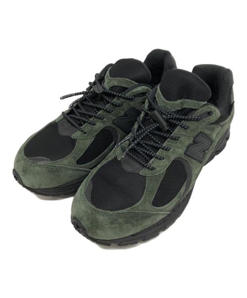 NEW BALANCE（ニューバランス）NEW BALANCE (ニューバランス) JJJJound (ジョウンド) M2002RXY グリーン×ブラック サイズ:24.5 CMの古着・服飾アイテム