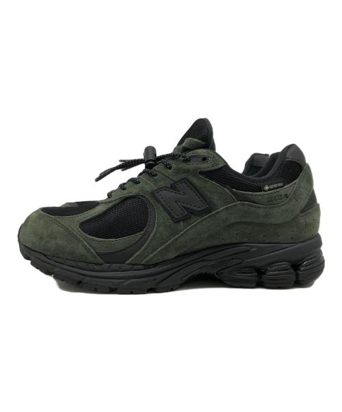 NEW BALANCE（ニューバランス）NEW BALANCE (ニューバランス) JJJJound (ジョウンド) M2002RXY グリーン×ブラック サイズ:24.5 CMの古着・服飾アイテム