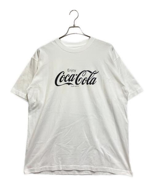 Coca Cola（コカコーラ）Coca Cola (コカコーラ) 半袖カットソー ホワイト サイズ:LLの古着・服飾アイテム