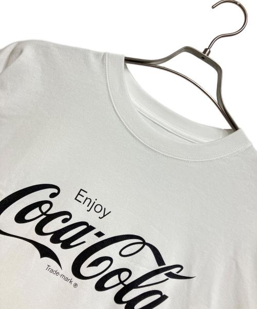Coca Cola（コカコーラ）Coca Cola (コカコーラ) 半袖カットソー ホワイト サイズ:LLの古着・服飾アイテム