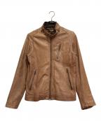 JOURNAL STANDARDジャーナルスタンダード）の古着「カウレザージャケット」｜ブラウン