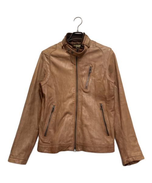 JOURNAL STANDARD（ジャーナルスタンダード）JOURNAL STANDARD (ジャーナルスタンダード) カウレザージャケット ブラウン サイズ:Ｌの古着・服飾アイテム