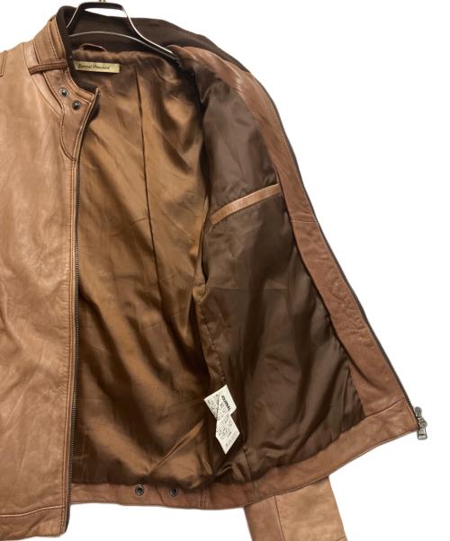 JOURNAL STANDARD（ジャーナルスタンダード）JOURNAL STANDARD (ジャーナルスタンダード) カウレザージャケット ブラウン サイズ:Ｌの古着・服飾アイテム