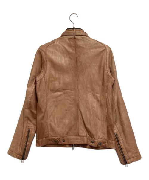 JOURNAL STANDARD（ジャーナルスタンダード）JOURNAL STANDARD (ジャーナルスタンダード) カウレザージャケット ブラウン サイズ:Ｌの古着・服飾アイテム