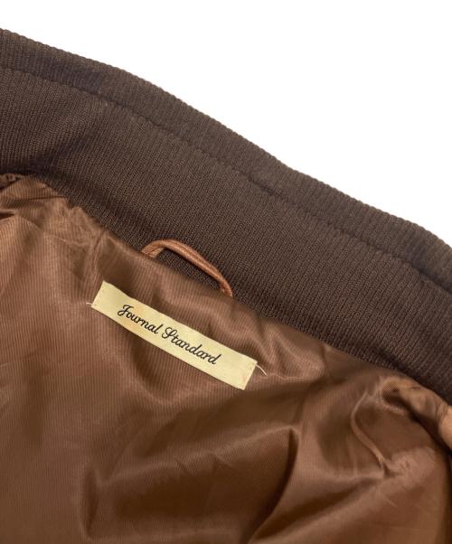 JOURNAL STANDARD（ジャーナルスタンダード）JOURNAL STANDARD (ジャーナルスタンダード) カウレザージャケット ブラウン サイズ:Ｌの古着・服飾アイテム