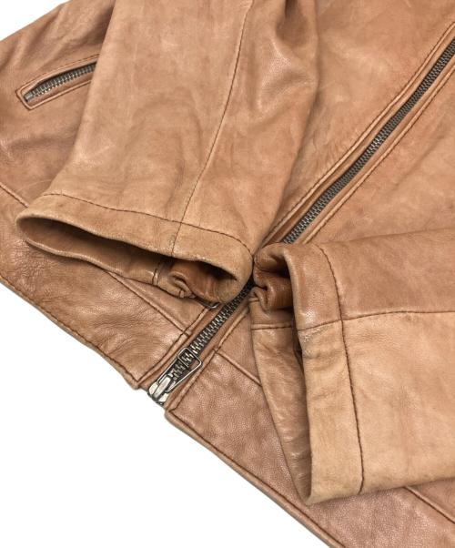 JOURNAL STANDARD（ジャーナルスタンダード）JOURNAL STANDARD (ジャーナルスタンダード) カウレザージャケット ブラウン サイズ:Ｌの古着・服飾アイテム