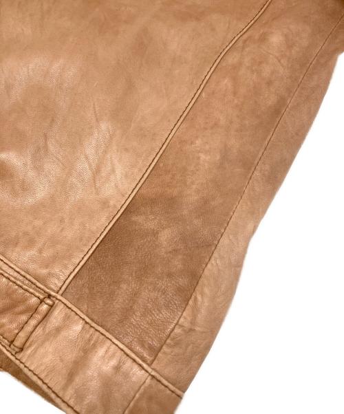 JOURNAL STANDARD（ジャーナルスタンダード）JOURNAL STANDARD (ジャーナルスタンダード) カウレザージャケット ブラウン サイズ:Ｌの古着・服飾アイテム