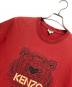 KENZO (ケンゾー) タイガープリントTシャツ レッド サイズ:L：5000円