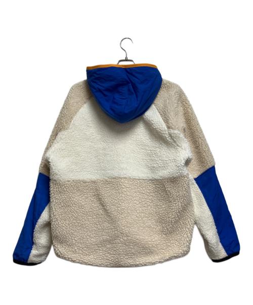NIKE（ナイキ）NIKE (ナイキ) ハーフジップフーディ ホワイト×ブルー×オレンジ サイズ:XLの古着・服飾アイテム