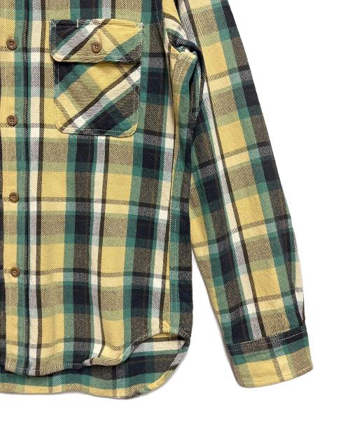AVIREX（アヴィレックス）AVIREX (アヴィレックス) ネルシャツ グリーン サイズ:SIZE Sの古着・服飾アイテム