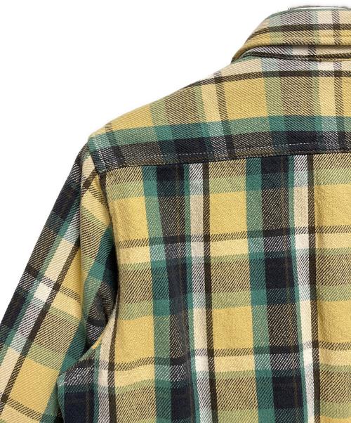 AVIREX（アヴィレックス）AVIREX (アヴィレックス) ネルシャツ グリーン サイズ:SIZE Sの古着・服飾アイテム