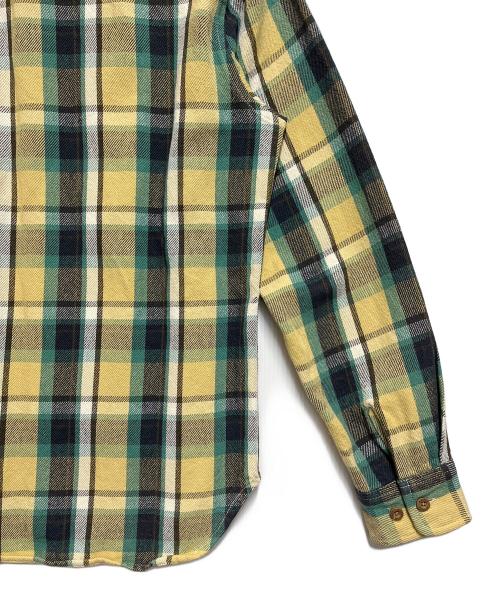 AVIREX（アヴィレックス）AVIREX (アヴィレックス) ネルシャツ グリーン サイズ:SIZE Sの古着・服飾アイテム