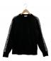 MONCLER（モンクレール）の古着「MAGLIA GIROCOLLOラインロゴスウェット」｜ブラック
