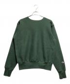 Champion REVERSE WEAVEチャンピオン リバース ウィーブ）の古着「リバースウィーブ(R) クルーネックスウェットシャツ」｜グリーン