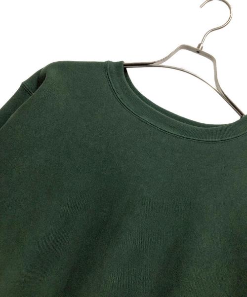 Champion REVERSE WEAVE（チャンピオン リバース ウィーブ）Champion REVERSE WEAVE (チャンピオン リバース ウィーブ) リバースウィーブ(R) クルーネックスウェットシャツ グリーン サイズ:Lの古着・服飾アイテム