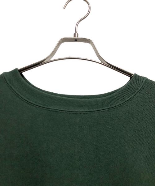 Champion REVERSE WEAVE（チャンピオン リバース ウィーブ）Champion REVERSE WEAVE (チャンピオン リバース ウィーブ) リバースウィーブ(R) クルーネックスウェットシャツ グリーン サイズ:Lの古着・服飾アイテム