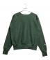Champion REVERSE WEAVE（チャンピオン リバース ウィーブ）の古着「リバースウィーブ(R) クルーネックスウェットシャツ」｜グリーン