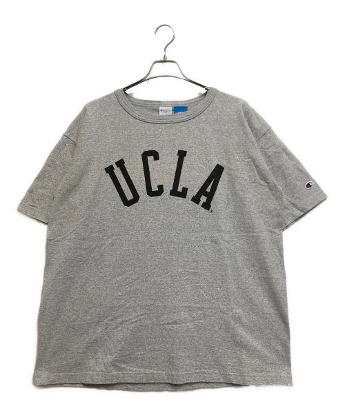 Champion T1011（チャンピオン ティーテンイレブン）Champion T1011 (チャンピオン ティーテンイレブン) クルーネック半袖Tシャツ グレー サイズ:XLの古着・服飾アイテム