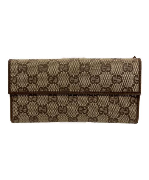 GUCCI（グッチ）GUCCI (グッチ) 財布 ブラウンの古着・服飾アイテム