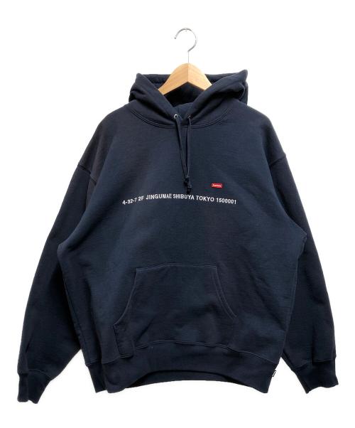 SUPREME（シュプリーム）SUPREME (シュプリーム) スモールボックスロゴパーカー ネイビー サイズ:ＳＩＺＥ　Ｌの古着・服飾アイテム