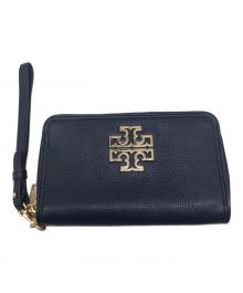 TORY BURCH（トリーバーチ）の古着「ラウンドファスナー財布」｜ネイビー