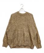 freneフラーネ）の古着「グリッターロングシャギーオーバーサイズニット」｜ブラウン
