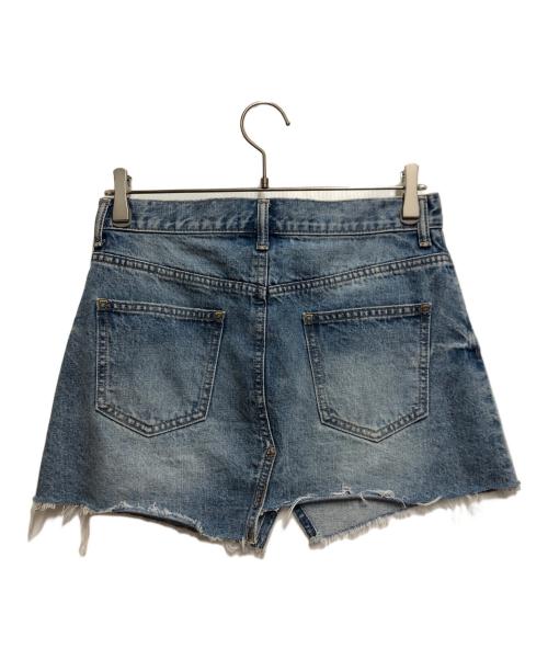 BLACK by moussy（ブラックバイマウジー）BLACK by moussy (ブラックバイマウジー) layered denim スカイブルー サイズ:1の古着・服飾アイテム