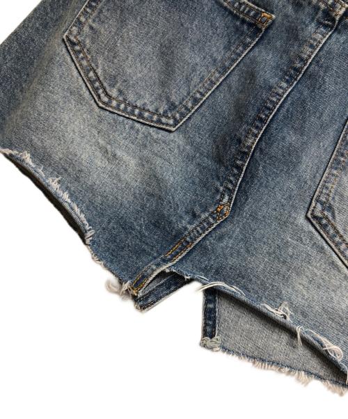 BLACK by moussy（ブラックバイマウジー）BLACK by moussy (ブラックバイマウジー) layered denim スカイブルー サイズ:1の古着・服飾アイテム