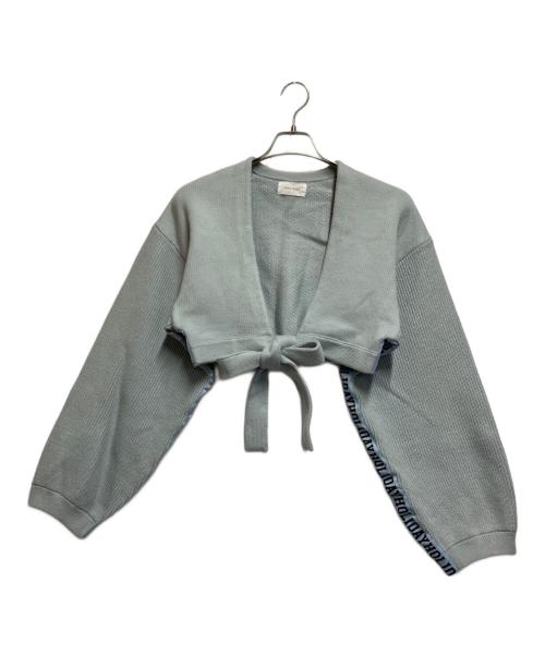 holiday（ホリデー）holiday (ホリデー) ニットカーディガン ライトグレー サイズ:ONE SIZEの古着・服飾アイテム