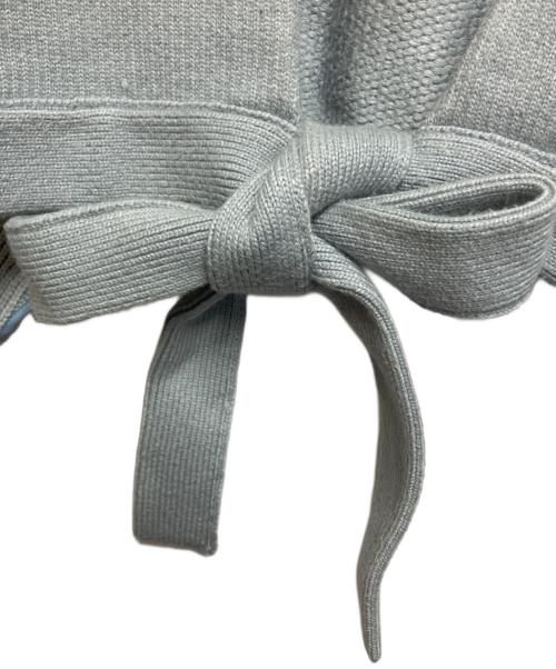 holiday（ホリデー）holiday (ホリデー) ニットカーディガン ライトグレー サイズ:ONE SIZEの古着・服飾アイテム