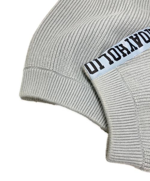 holiday（ホリデー）holiday (ホリデー) ニットカーディガン ライトグレー サイズ:ONE SIZEの古着・服飾アイテム