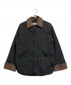 TODAYFULトゥデイフル）の古着「ステンカラーキルティングジャケット」｜ブラック