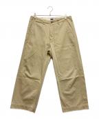 EDWINエドウィン）の古着「アーミートラウザーパンツ」｜カーキ