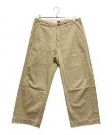 EDWIN（エドウィン）の古着「アーミートラウザーパンツ」｜カーキ