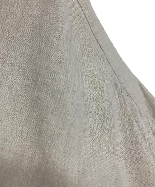 confect（コンフェクト）confect (コンフェクト) リネンバンドカラーシャツ ベージュ サイズ:5の古着・服飾アイテム