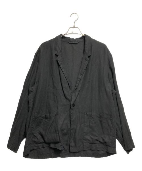 confect（コンフェクト）confect (コンフェクト) リネンアムンゼンテーラードジャケット ブラック サイズ:4の古着・服飾アイテム
